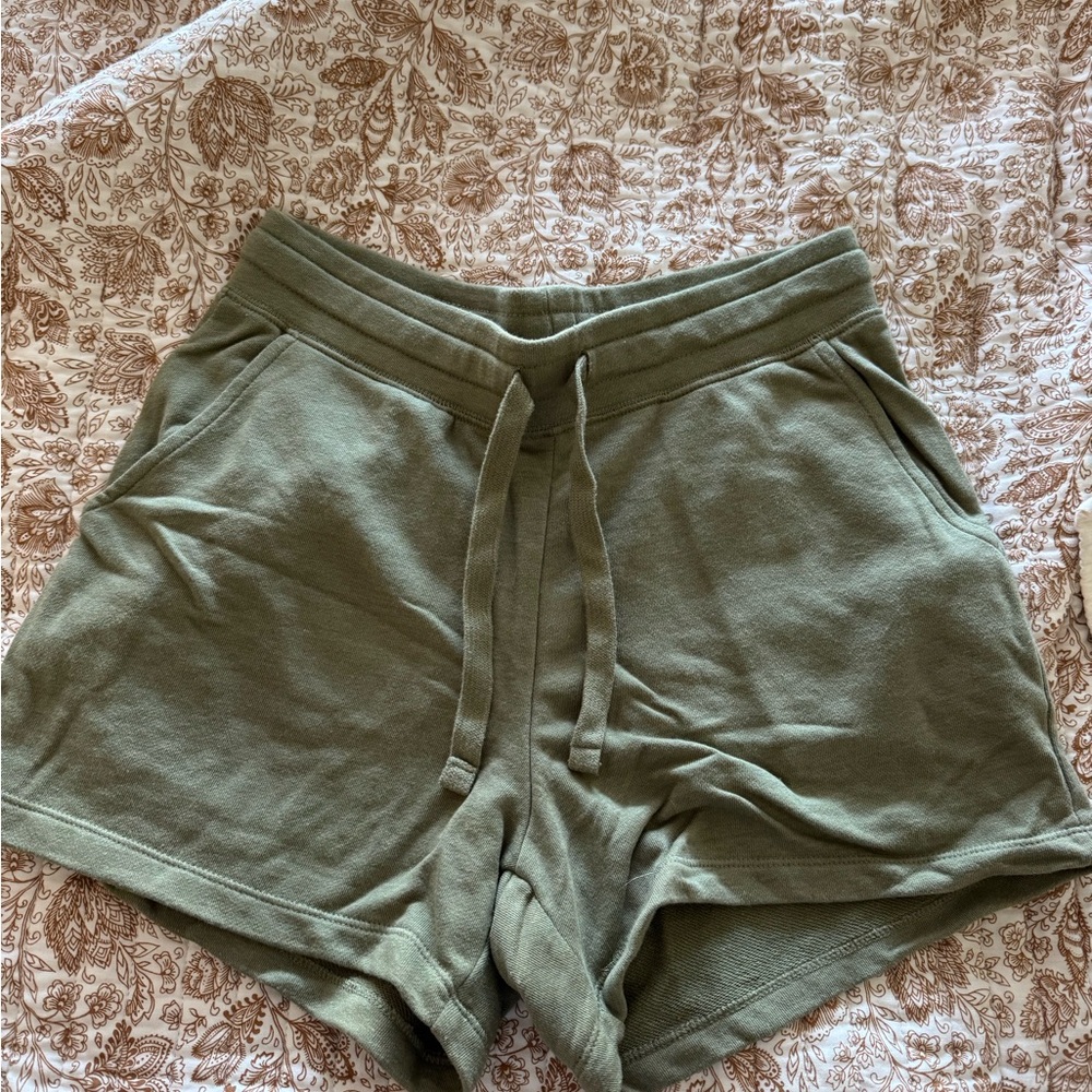 Olive Green Women's Casual Shorts